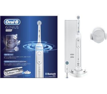 Oral-B Genius 10100S Elektrische Tandenborstel Wit Powered By Braun