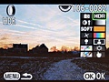 Pentax K-m menu-interface