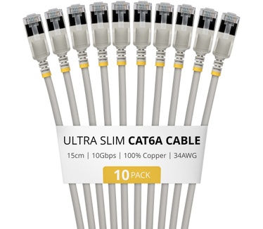 Startech.com 6ASTP34GRS15CM10PK