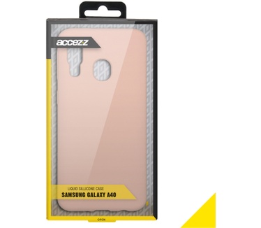 Accezz Liquid Silicone Backcover Samsung Galaxy A40 - Roze