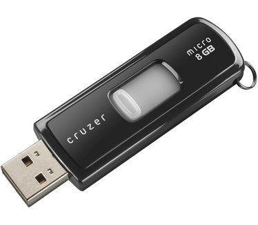Sandisk Cruzer Micro U3 8GB 8GB Zwart