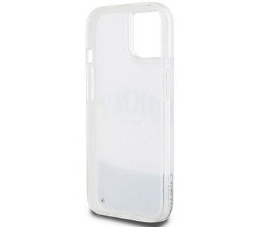 DKNY Liquid Glitter Arch Back Case - Apple iPhone 14 (6.1") - Wit Wit