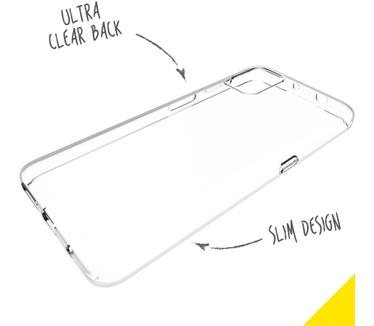 Accezz Clear Backcover Motorola Moto G9 Plus - Transparant (Moto G9 Plus) Transparant