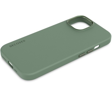 Decoded AntiMicrobial Silicone Backcover iPhone 15 Plus Sage Leaf