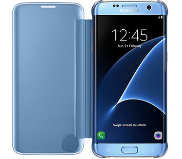 Samsung Galaxy S7 edge Clear View Cover (Galaxy S7 edge) Blauw