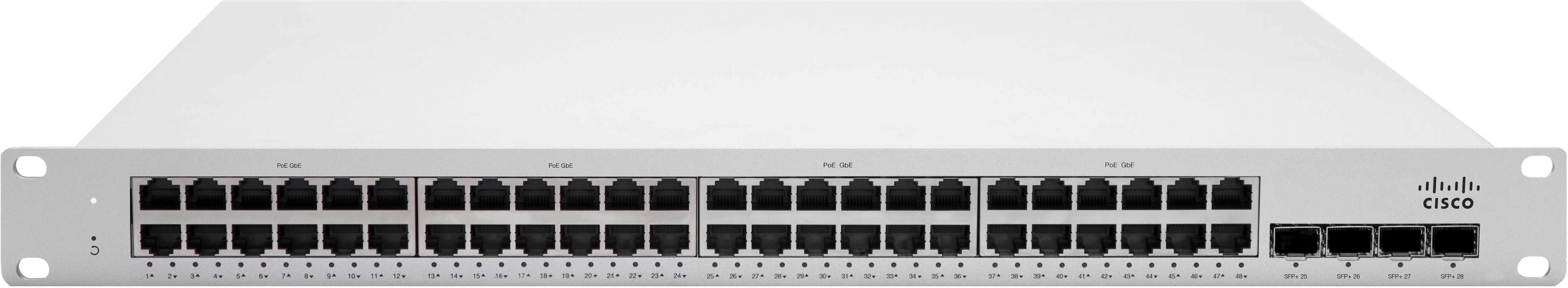 Cisco MS25048LP L3 Stck CldMngd 48x GigE 370W PoE Switch Kenmerken