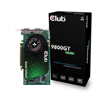 Club3D 9800GT Green Edition