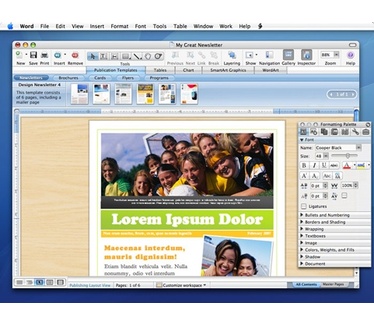 Microsoft Office 2008 voor Mac screenshot (481 pix)