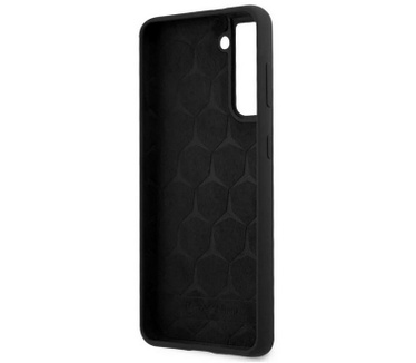 Mercedes-Benz Silicone Back Case voor Samsung Galaxy S21 - Zwart Zwart