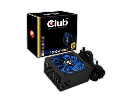 Club3D Club 3D 1000 watt 80-Plus Gold PSU CSP-X1000CG