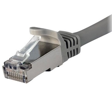Startech.com 1 ft Gray Shielded Cat6a Molded STP Patch Cable