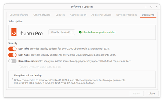 Ubuntu Pro 24.04 LTS
