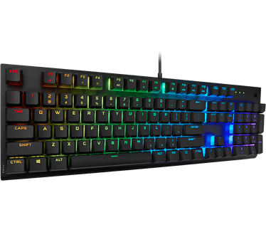 Corsair K60 RGB Pro Mechanical Gaming Keyboard, Cherry Viola (BE, Azerty)