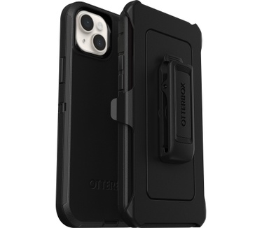 Otterbox OtterBox Defender Case voor iPhone 14 Plus, Schokbestendig, Valbestendig, Ultra-robuust, Beschermhoes, 4x Getest volgens Militaire Standaard, Zwart, Geen retailverpakking