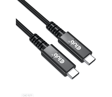 Club 3D CAC-1571 USB4 Type-C Gen3x2 40Gbps 8K60Hz 100W PowerDelivery Zwart