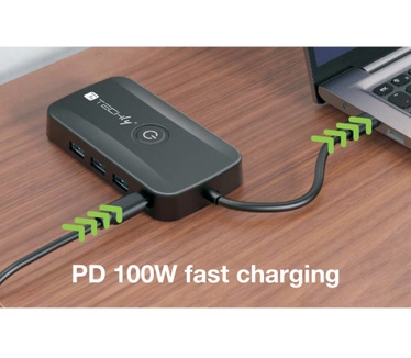 Techly IDATA USBC-HUB5WL