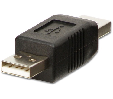 Lindy USB A/A Zwart