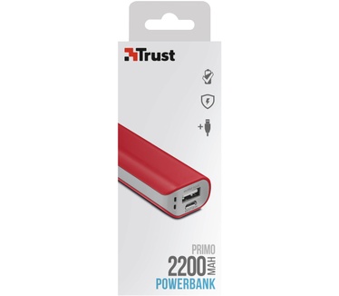 Trust Primo PowerBank 2200mAh Rood