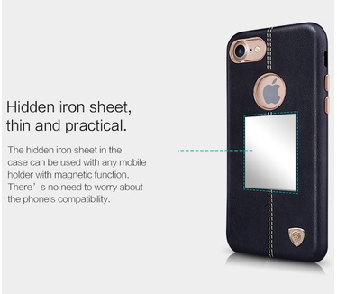 Nillkin Englon Leder BackCover voor Apple iPhone 7 (4.7") - Bruin Bruin