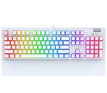 SPC Gear GK650K Omnis RGB Onyx White Pudding Edition (Kailh Red, Qwerty US)