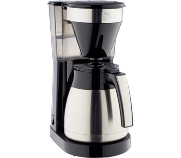 Melitta Easy II Top Therm Steel Koffiezetapparaat RVS/Zwart