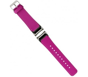 qMust Lederen armband Samsung Gear Fit 2 SM-R360 - Pink