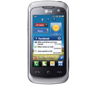 LG Cookie Music KM570 Zilver