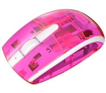 Rock Candy Wireless Mouse Roze (transparant)
