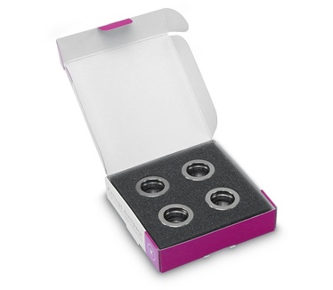 EK Water Blocks EK-HDC Fitting 16mm - Nickel (4-pack)