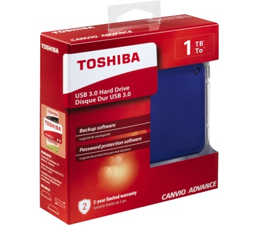 Toshiba Canvio Advance 1TB Blauw