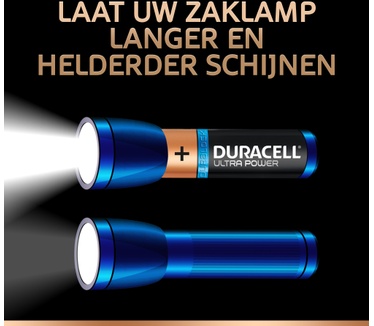 Duracell Ultra Power alkaline AA-batterijen, verpakking van 4
