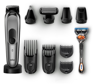 Braun Alles-in-één Trimmer MGK7021 Baardtrimmer En Haartrimmer Met Gillette Fusion5 ProGlide Scheermes