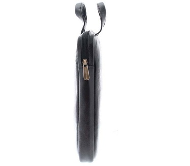 Plevier 15-15.6 inch sleeve/tas nappa leer zwart
