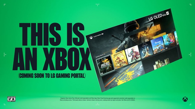 Xbox Cloud Gaming op LG-tv's