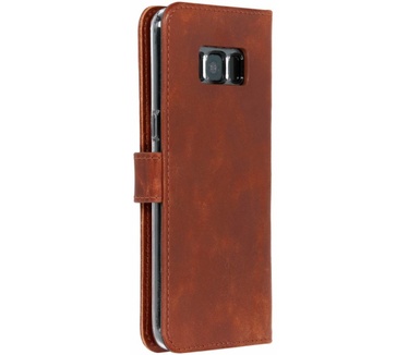 Selencia Echt Lederen Bookcase Samsung Galaxy S8