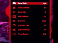 AOC Agon Pro AG274QXM - Osd