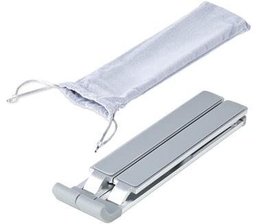 Startech.com Inklapbare Laptopstandaard, Verstelbare Hoek, Ergonomische Laptophouder, Draagvermogen 10Kg, Ventileren/Kantelen/Verhogen, Aluminium Tablet/Laptop Steun/Riser/Staander