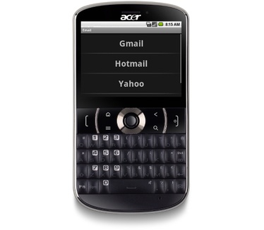 Acer beTouch E130 Zwart