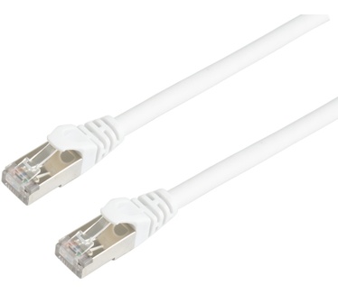 Prokord TP-CABLE STP CAT.6 SHIELDED LSZH RJ45 2M WHITE 10-PACK