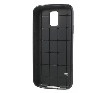 Kees KEES Gel Hoesje met Rondjes Patroon Galaxy S5 - Zwart