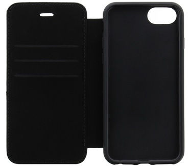 Mercedes-Benz New Organic II Leather Case iPhone 7/8/SE - Zwart  Zwart