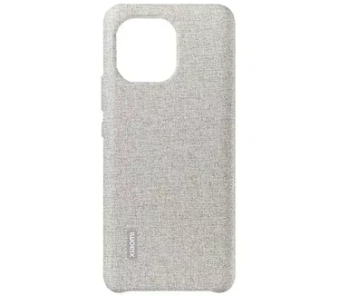 Xiaomi Cloth Pattern Kunstleer Back Cover Grijs Mi 11