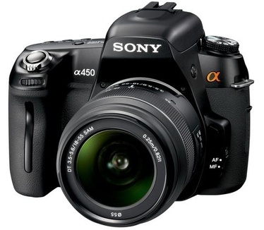Sony Alpha DSLR-A450L Zwart