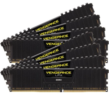 Corsair Vengeance LPX memory D4 3000 64GB C16 Ven K8 8x8GB Veng LPX bl,1,35V, Airfl (CMK64GX4M8C3000C16)