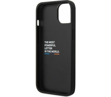 BMW M Blue Line Back Case - Apple iPhone 14 Plus (6.7") - Zwart Zwart