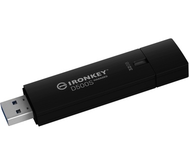 Kingston IronKey D500S Managed 32GB Zwart
