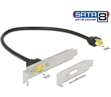Delock 0.3m, SATA/SATA 8p