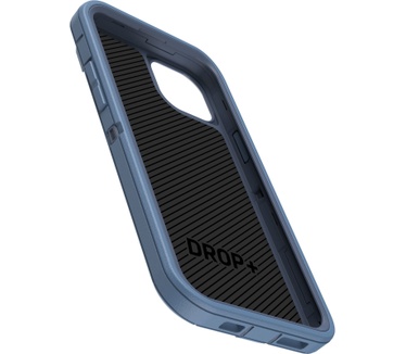 Otterbox Defender Series voor iPhone 15 Plus, Baby Blue Jeans (Blue)