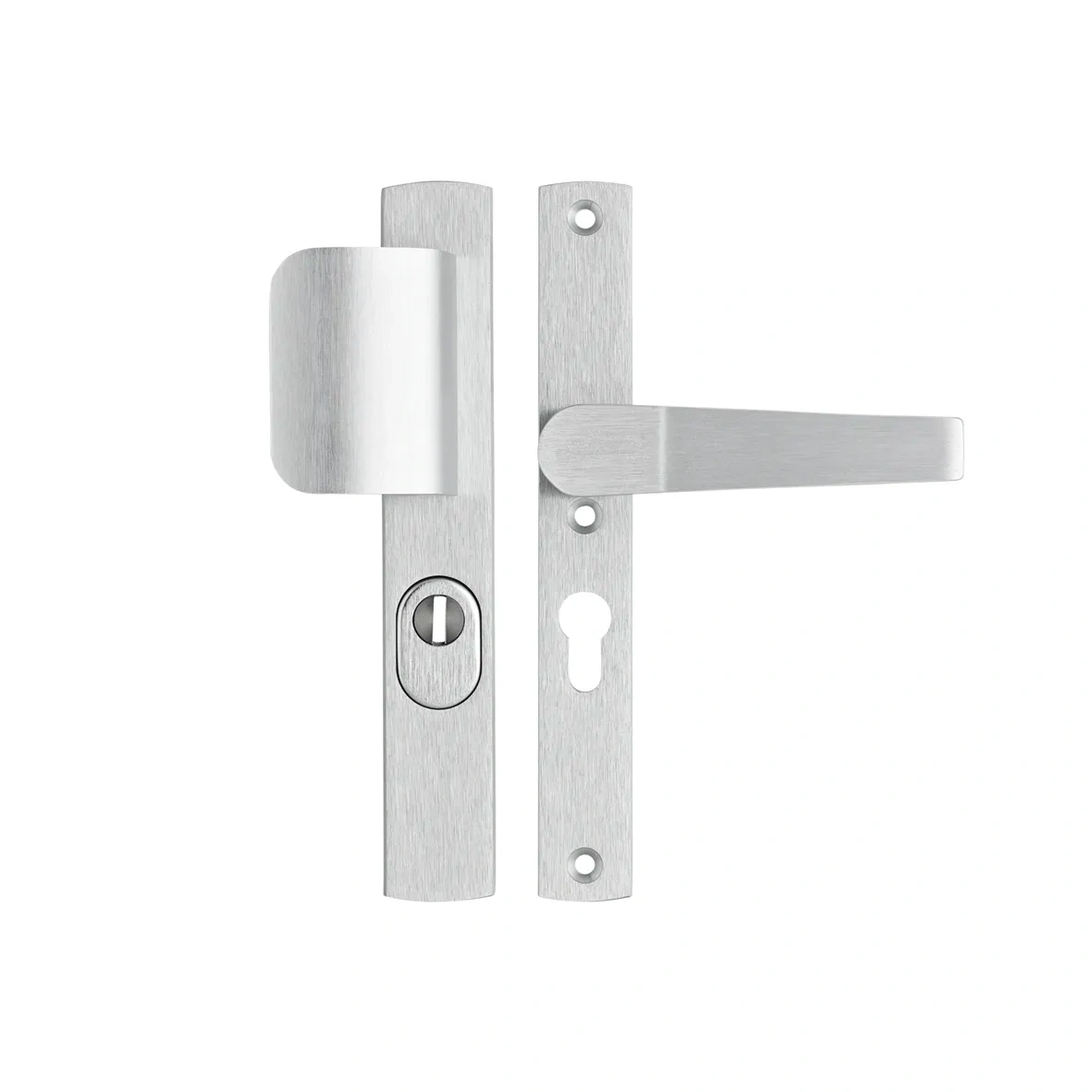 AXA Veiligheidsbeslag Premium smal D-duwer+Arrow PC55 anti-kerntrek (6762-20-11/55)