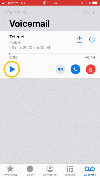 Telenet Visual Voicemail
